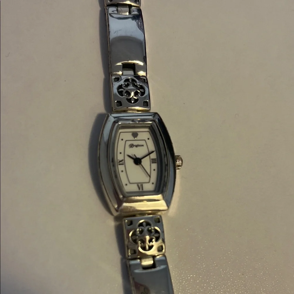 Brighton Tribeca Vintage Watch 8” Silver Plated, Needs Battery #silver #vintage